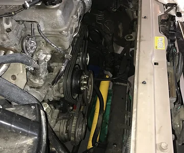 Radiator being replaced