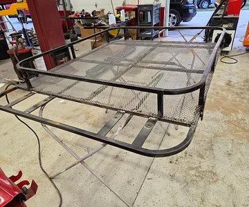 Welding roof rack