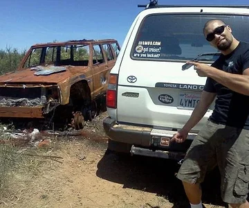 Burn't Jeep!