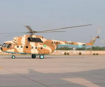 MI-8 on it's way out to the AO (Area of Operations)