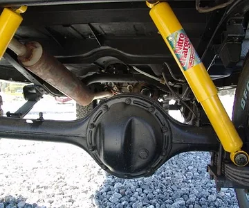 cleaned, painted and undercoated.  new OME shocks with safari 4" lift.
