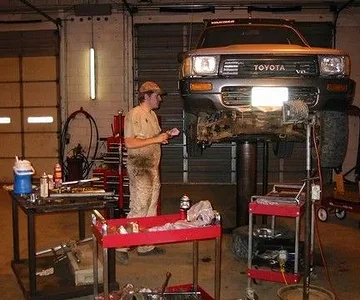 Replacing ball joints and half-shafts