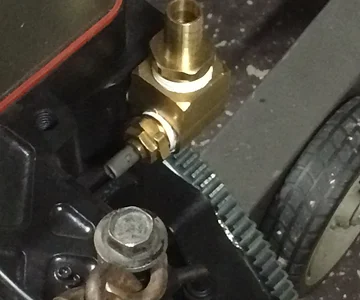 heater outlet and temp sender