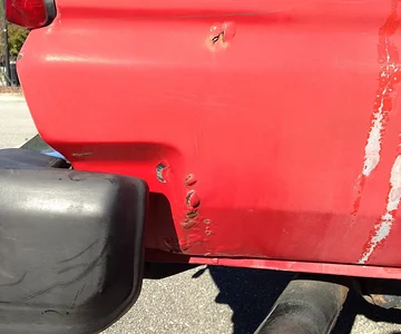 Passenger side rear