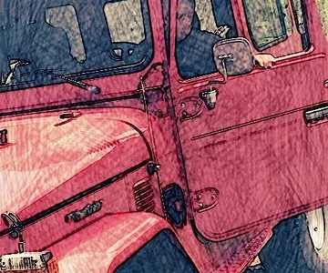 Mike's '78 FJ40 sketch
