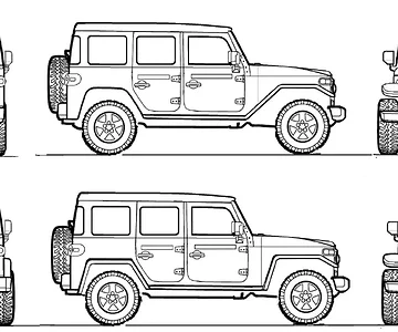 new fj front side rear