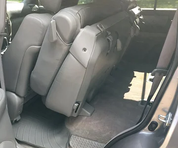 2nd row seats folded forward