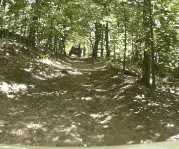 1-Climbing up Pleasant Mtn. Maine