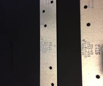 Simpson strong ties from Home Depot (Close up)