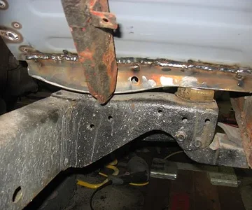 rebuild a tub support