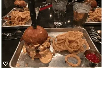 burgers at Lou's