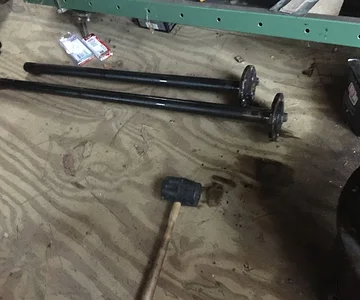 spare rear axle