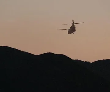 Chopper at Dusk
