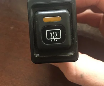 FJ60 Rear Defrost Button
