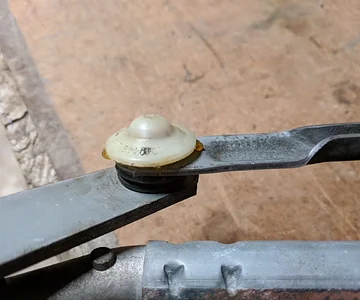 Wiper Arm Bushing Installed