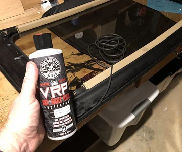 Cleaning the gasket with this stuff.