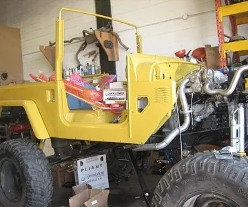 Back at the shop ready for assembly.