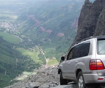 View of Telluride from Black Bear