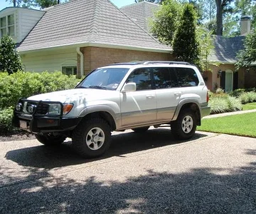 In front of the house