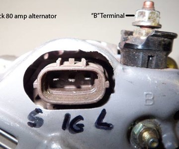 stock 80 amp alternator