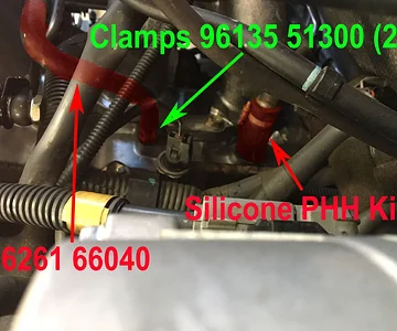 FZJ80 Heater Hose Part Numbers and Locations