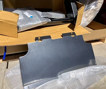 More of a dark gunmetal grey