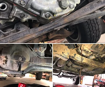 Flushed the front and rear diffs and transfer case with Mobil1 after multiple water crossings