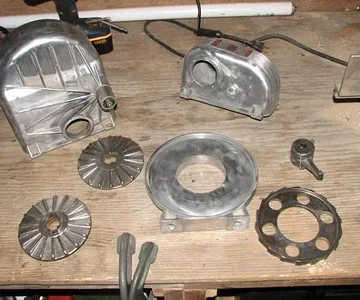 Second try at cleaning, much better! Bench grinder with wire wheel for a lot of it.