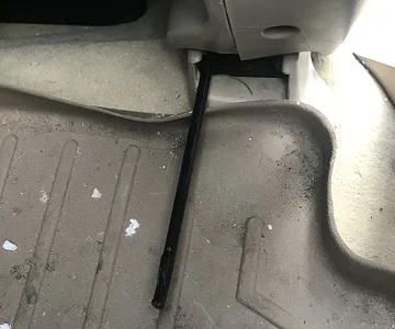 seat slider sticking out....