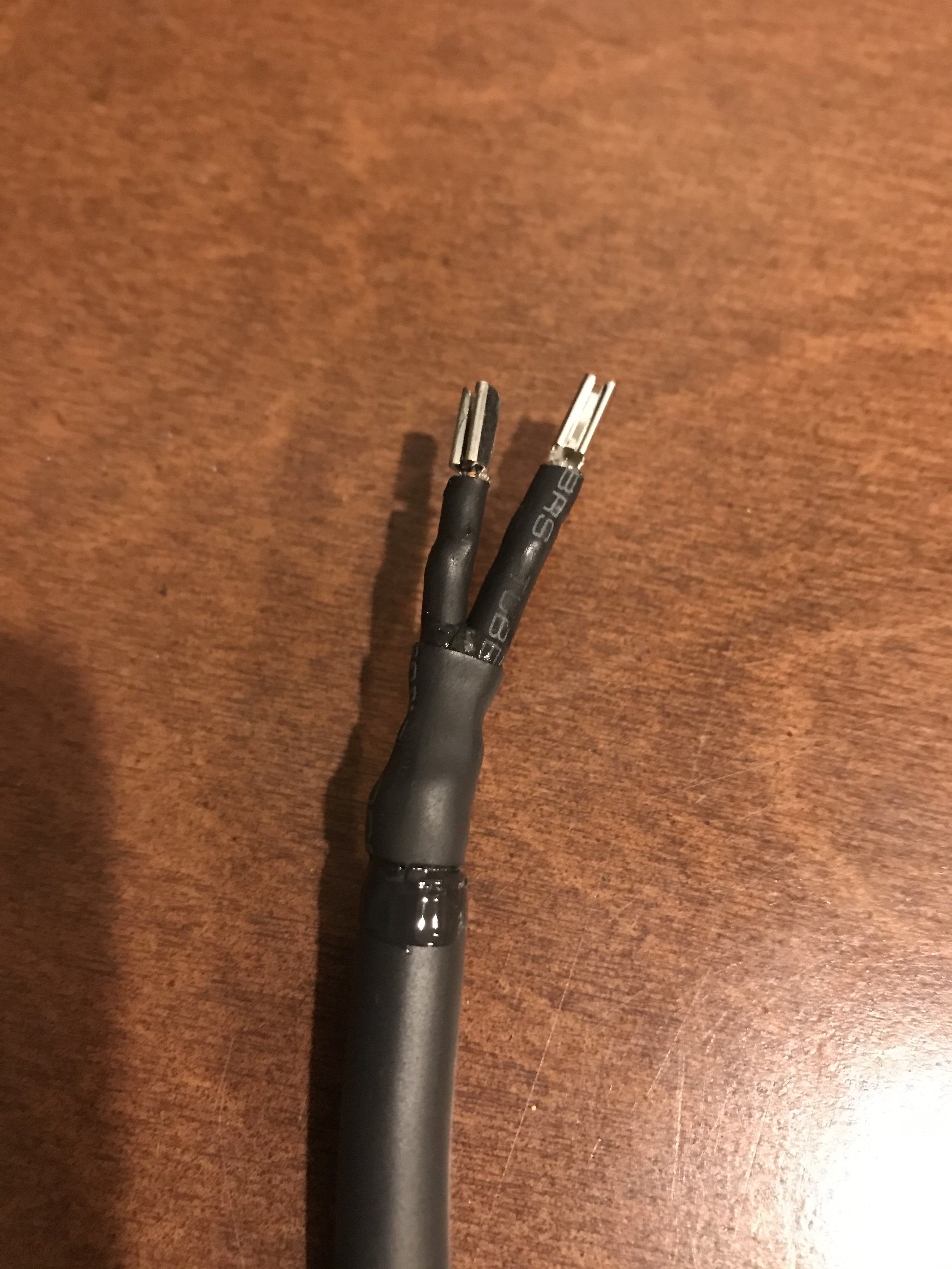 03 add connectors and final shrink tube to give strength