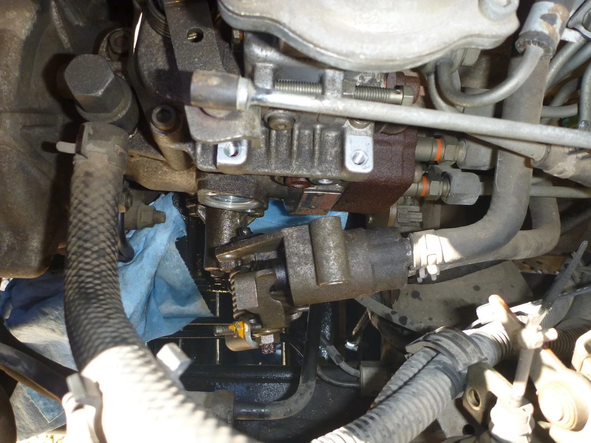 10) ACSD removed (coolant lines still connected)