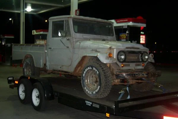 1966 FJ45 as it looked coming home.