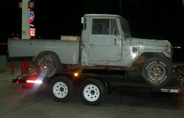 1966 fj45 - one more on the trailer.