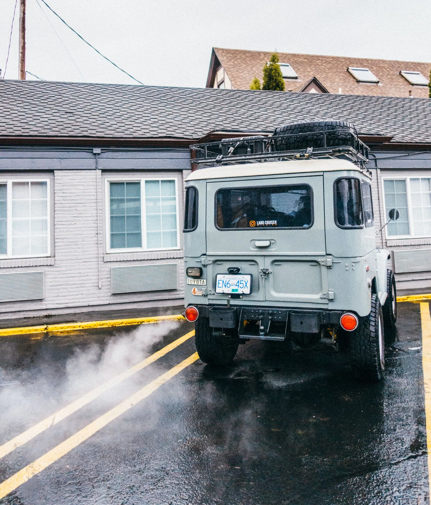 1973 FJ40 Heath Gray - Back