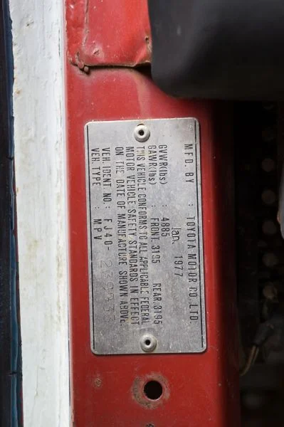 1977 Toyota Land Cruiser FJ40