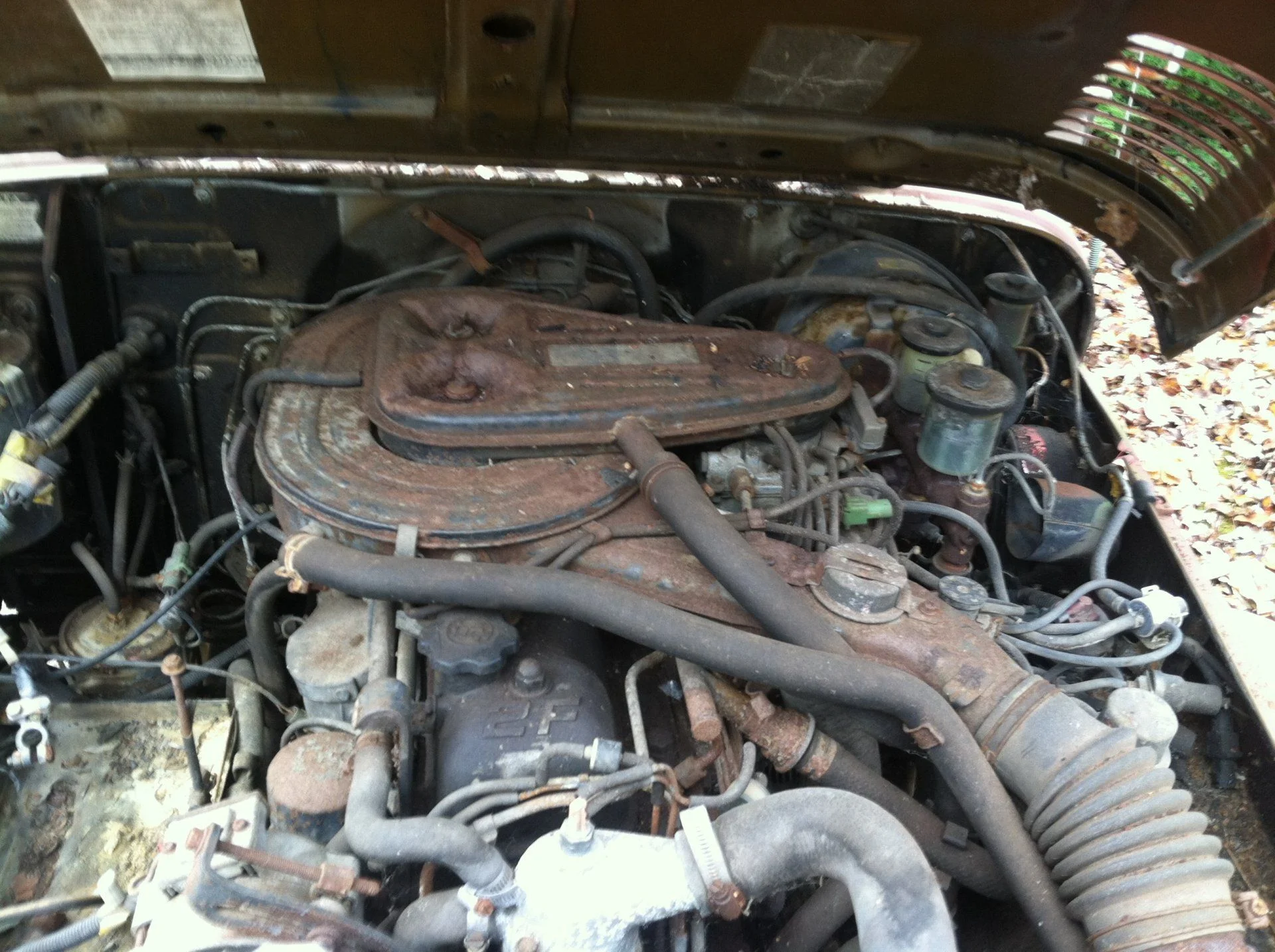 1979 fj40 First look at the motor