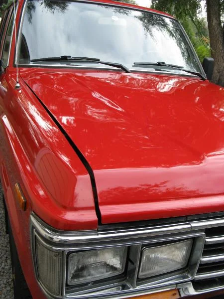 1988 FJ62.  My fifth and current Cruiser.  No power windows or locks thankfully.  I'll be holding onto this one.  No Rust!  I don't even have any good pictures of it.  This one I took on my wedding day after getting it detailed and the carwash fell apart