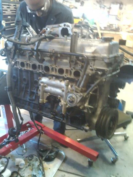 1FZ-FE on engine stand. | IH8MUD Forum