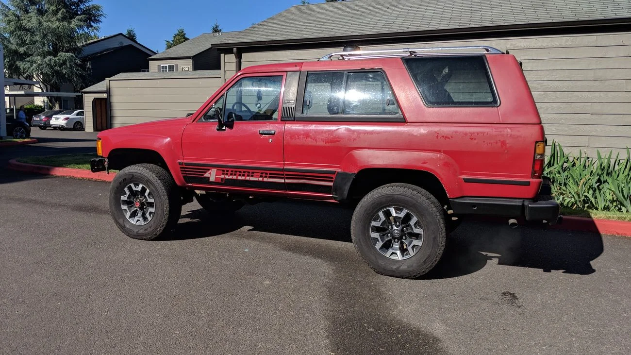 2017 TRD Tacoma Wheels on 1986 4runner