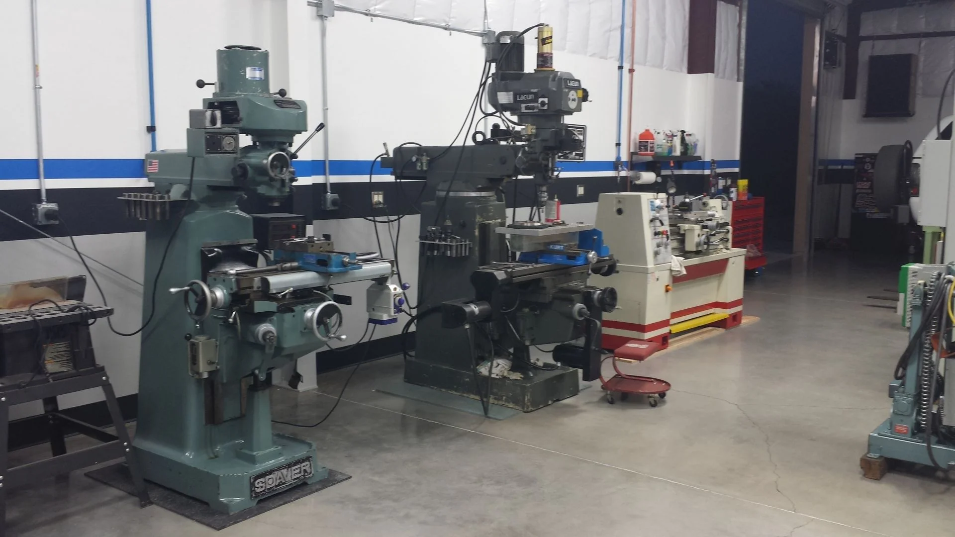 2nd mill and lathe are in