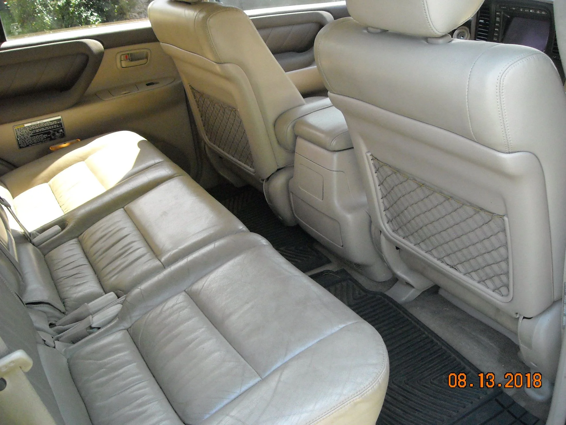 2nd Row Passenger side