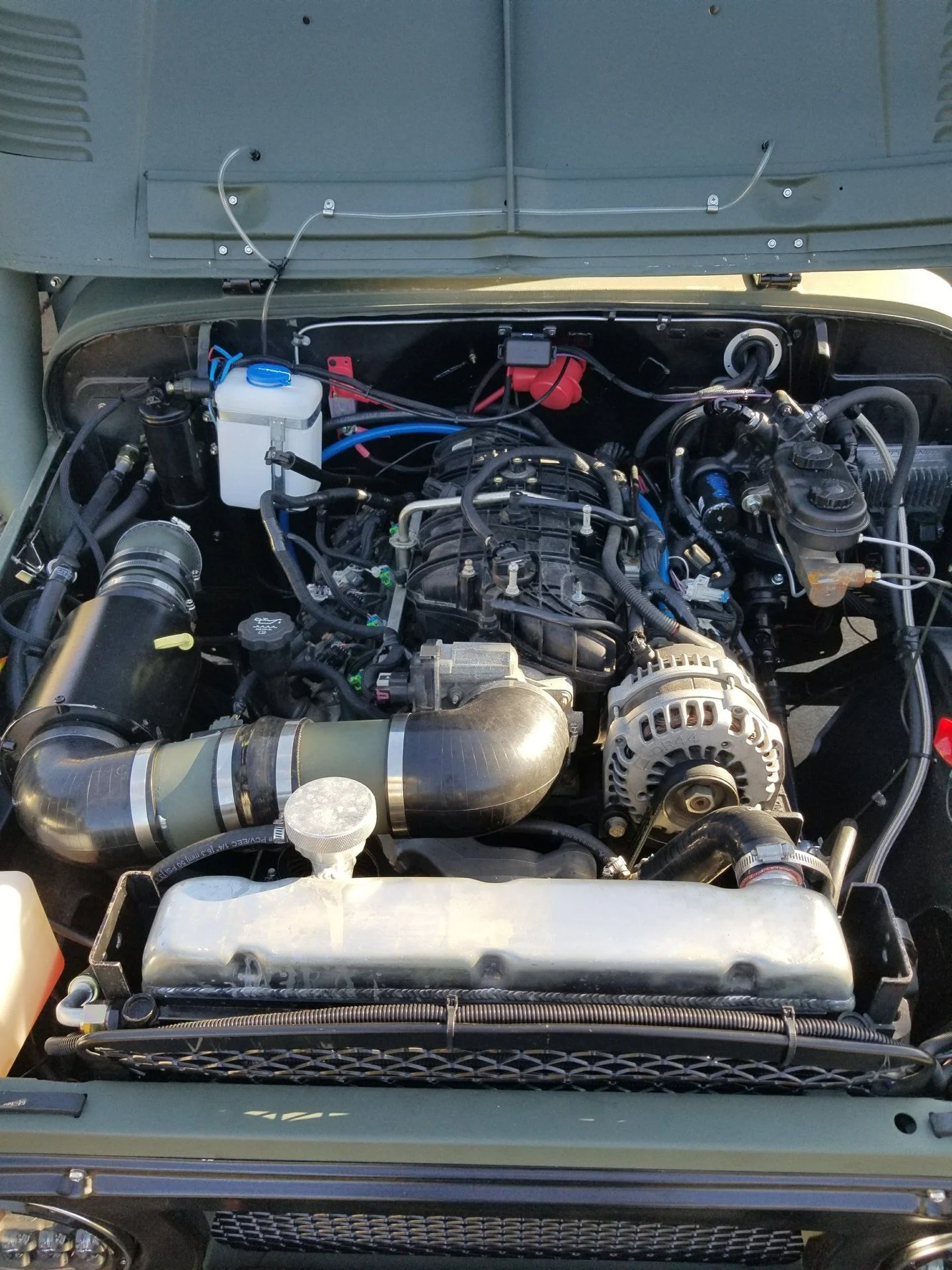45 engine bay