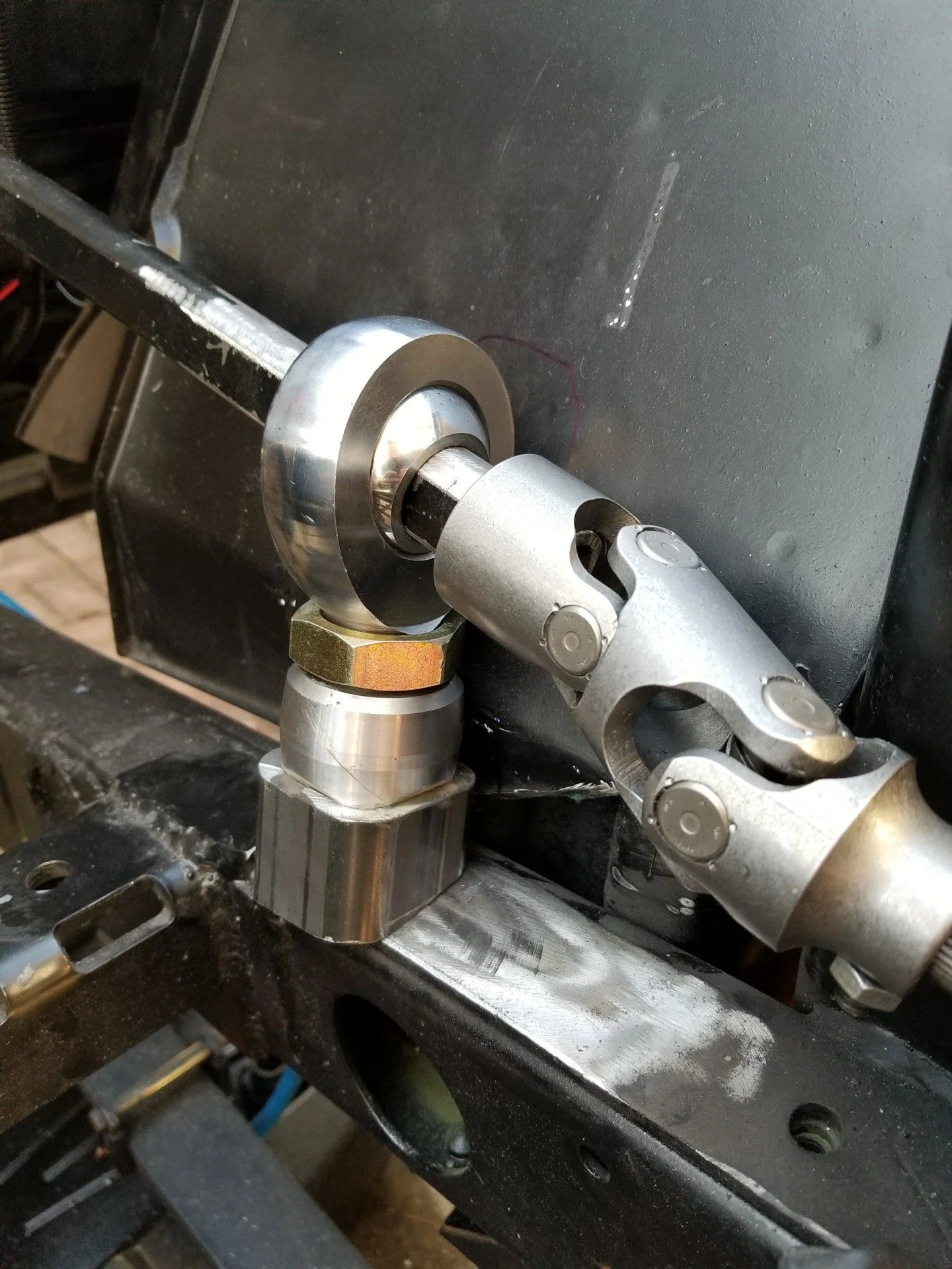 45 steering double joint