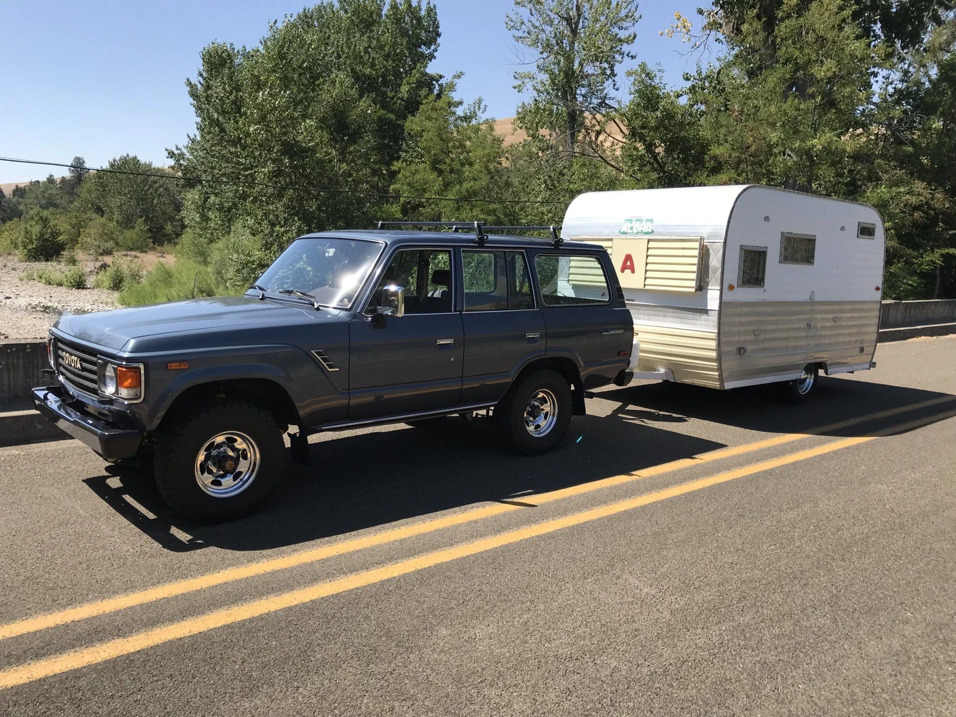 60 and 1967 Aloha Trailer