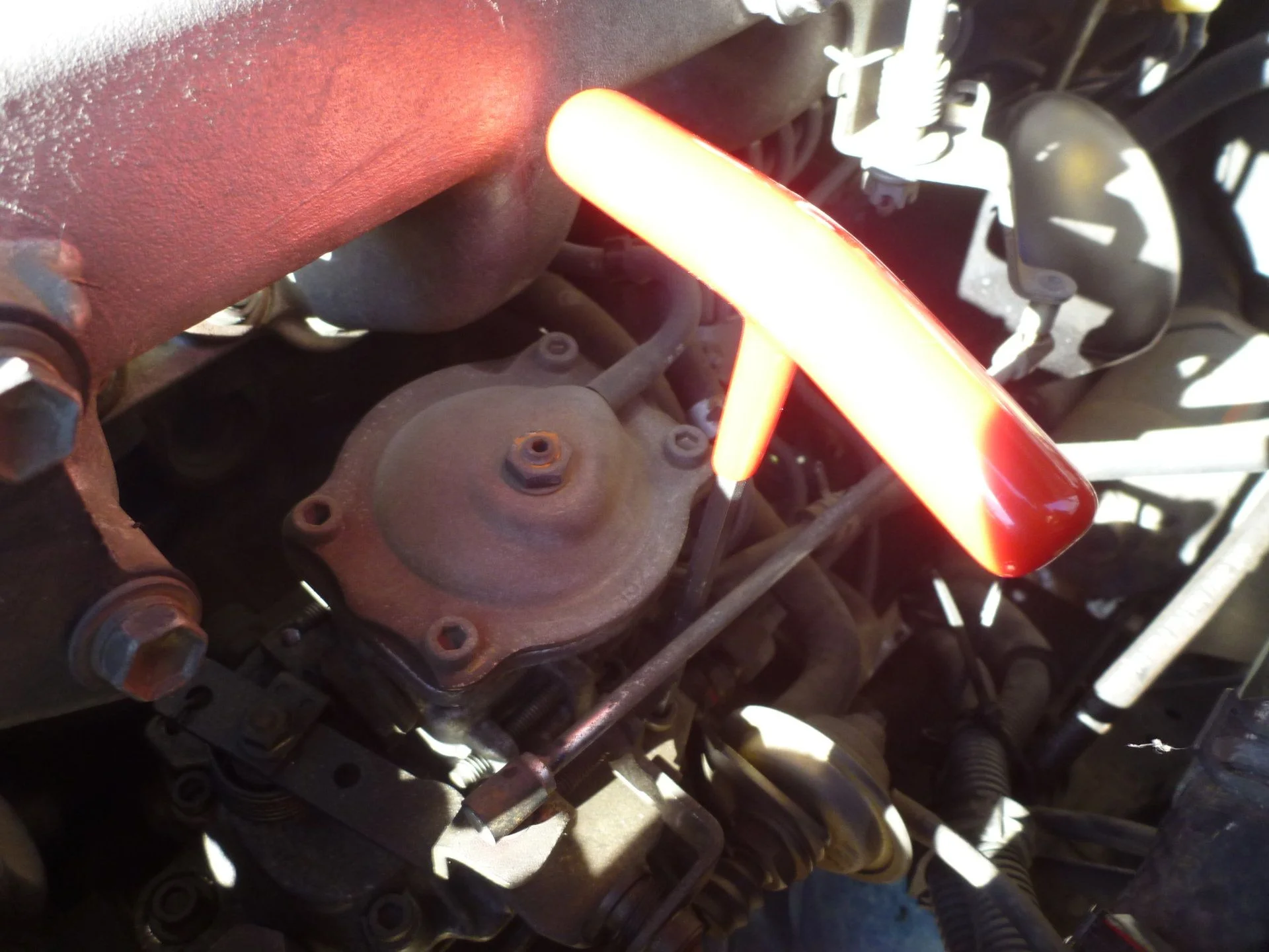 7) Removing the A/C idle up