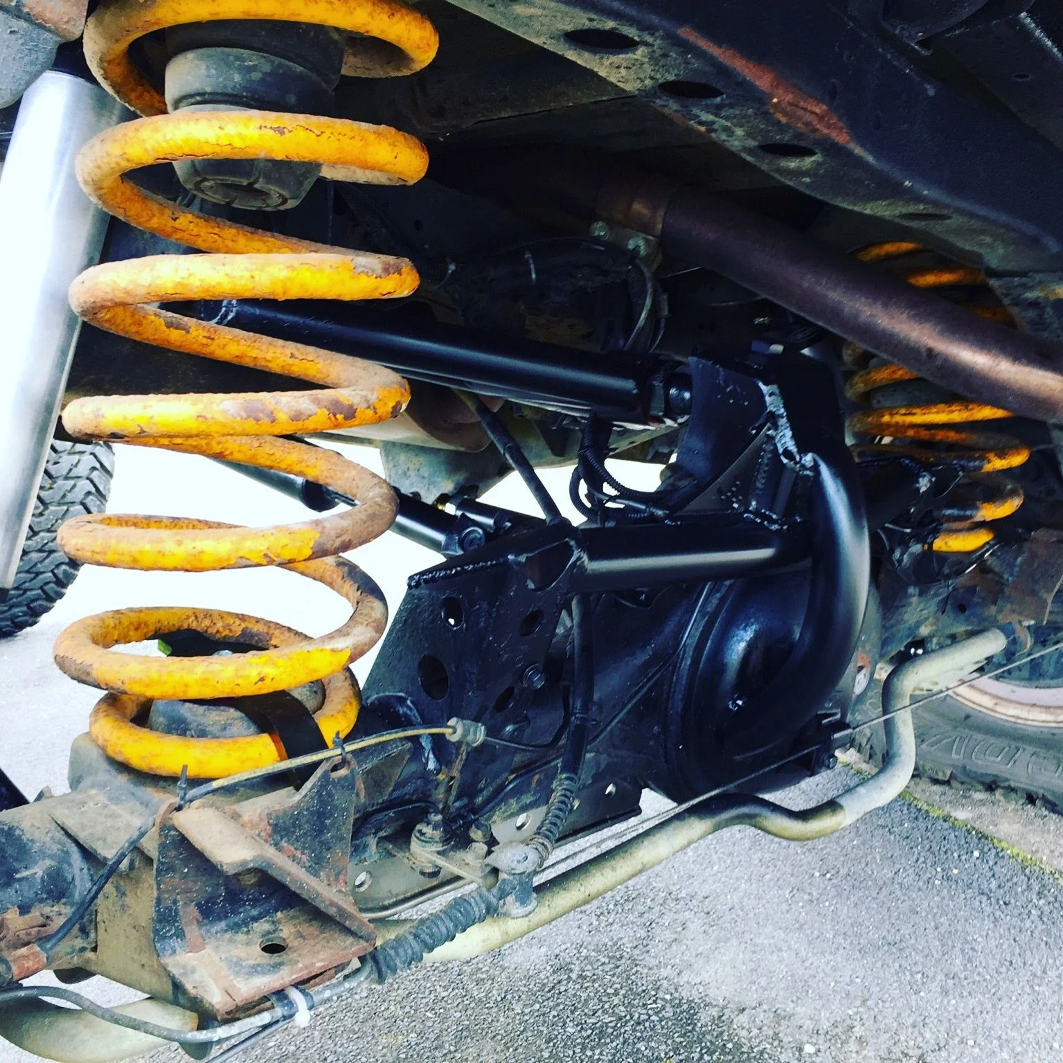 80 rear wishbone showing off