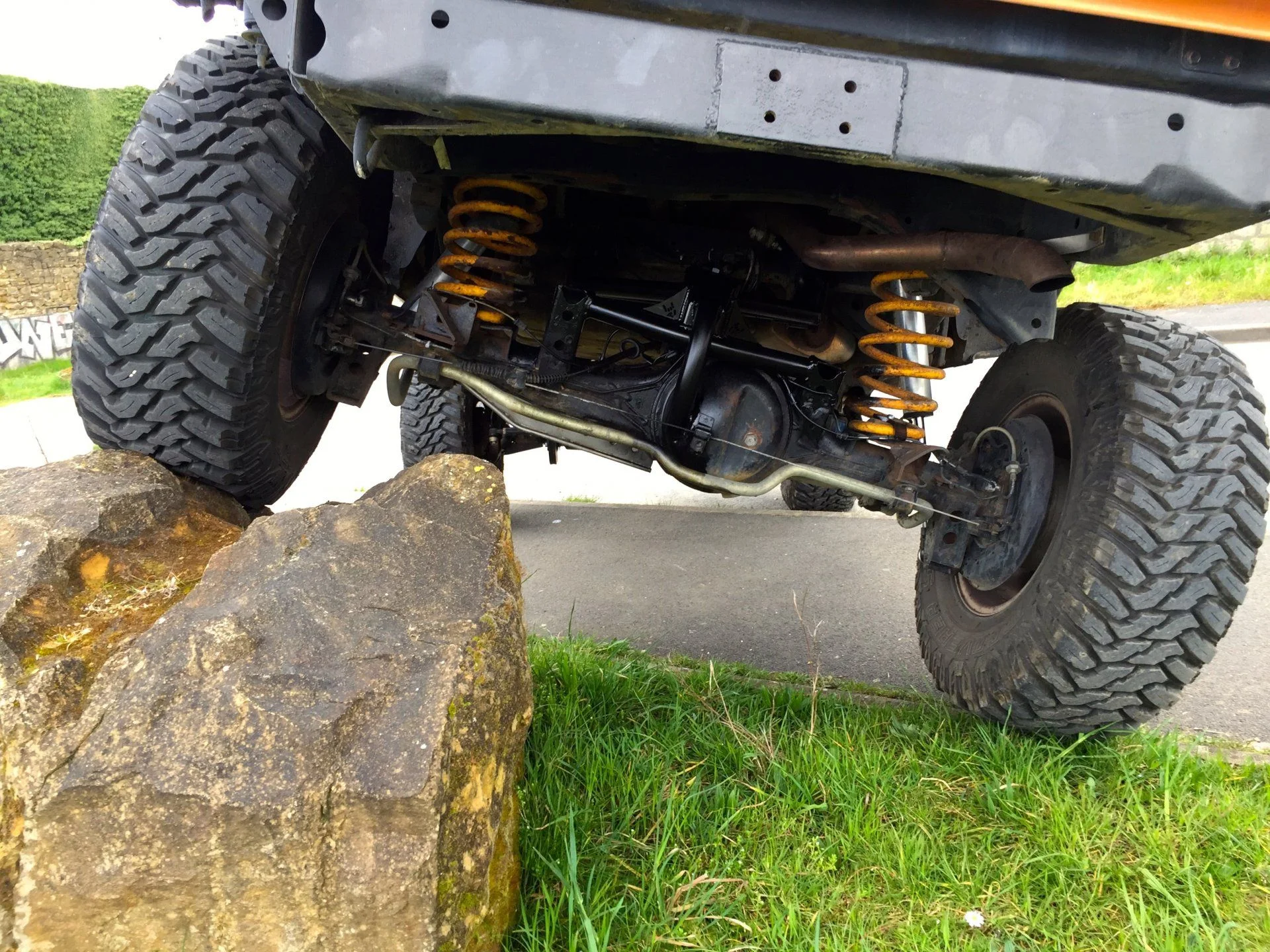 80 rear wishbone showing off