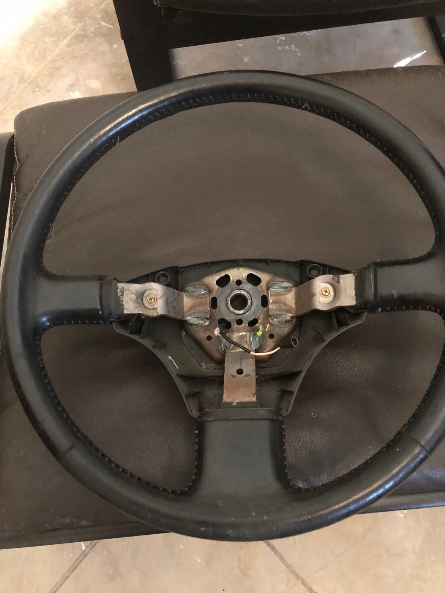 80 Series Leather Steering Wheel