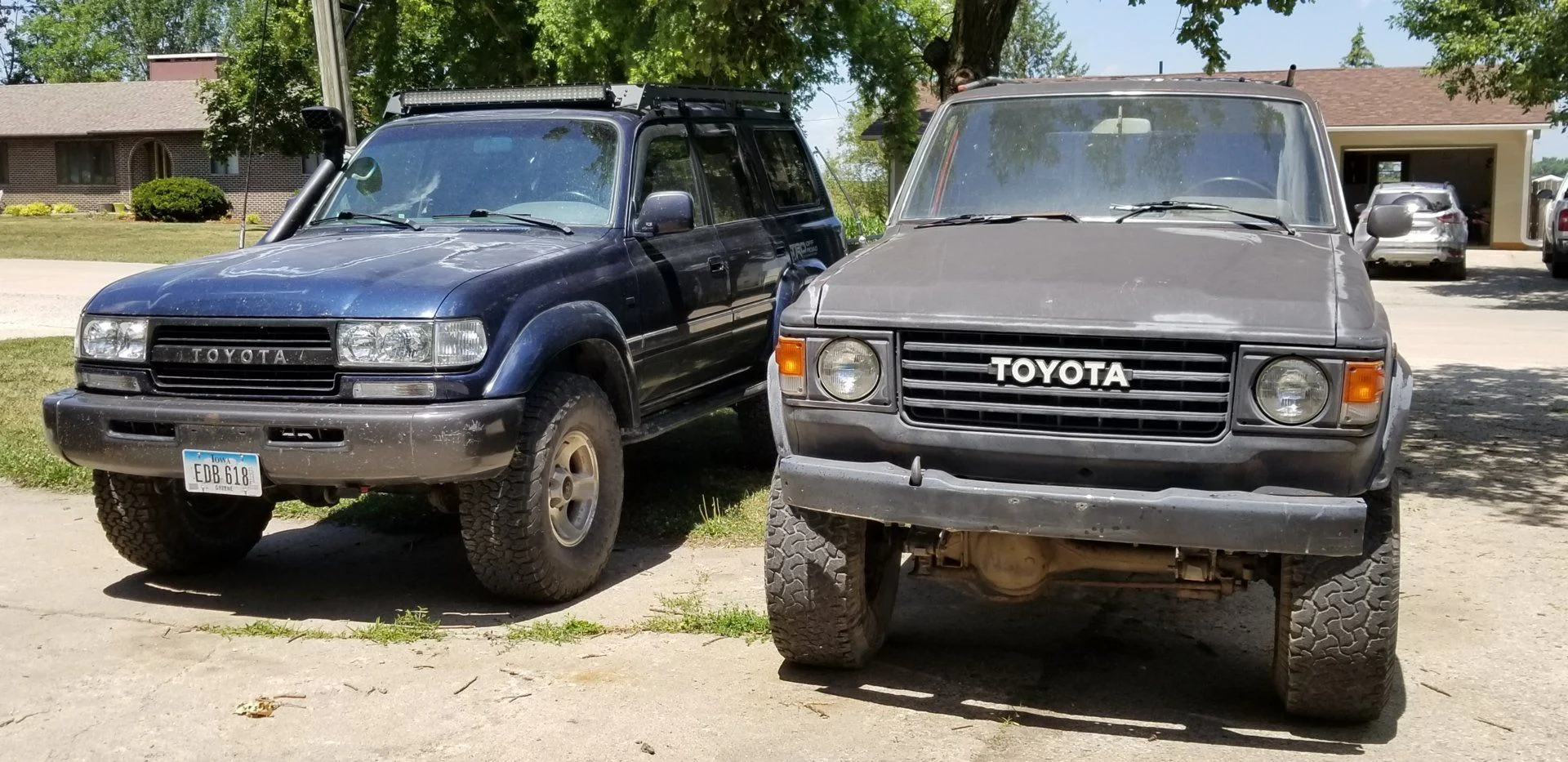 83 Fj60 with my 97 Fzj80