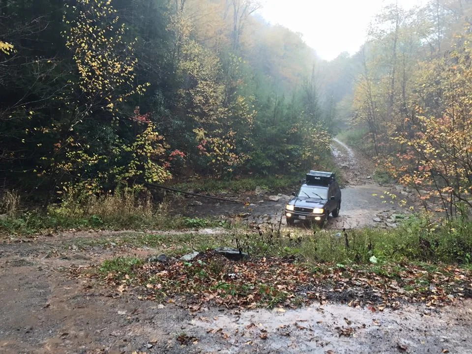 98 Land Cruiser - West Virginia stream crossing